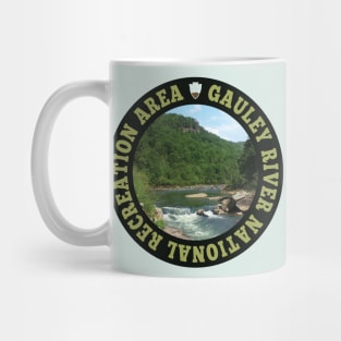 Gauley River National Recreation Area circle Mug